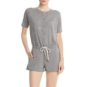 n:Philanthropy Finn romper gray button up NWT XS